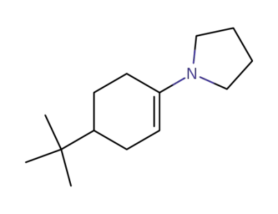 4-tert-butyl-1-(1-pyrrolidinyl)cyclohexene