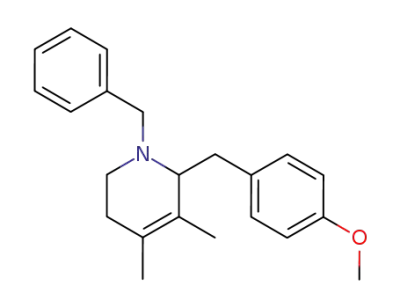 1-benzyl-6-(4-methoxy-benzyl)-4,5-dimethyl-1,2,3,6-tetrahydro-pyridine