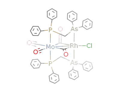 di-μ-carbonyldicarbonyl(chlororhodium)-bis{μ-((diphenylarsino)methyl)diphenylphosphane}molybdenum