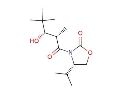 (S)-3-((2S,3S)-3-Hydroxy-2,4,4-trimethyl-pentanoyl)-4-isopropyl-oxazolidin-2-one