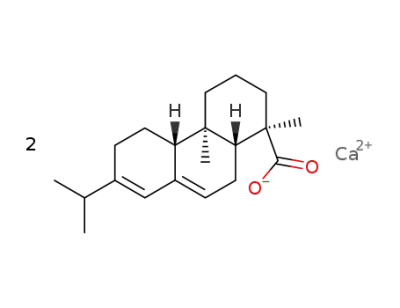 abietic acid ; calcium salt