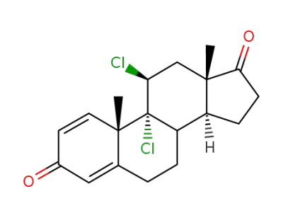 (9R,10S,11S,13S,14S)-9,11-Dichloro-10,13-dimethyl-7,8,9,10,11,12,13,14,15,16-decahydro-6H-cyclopenta[a]phenanthrene-3,17-dione