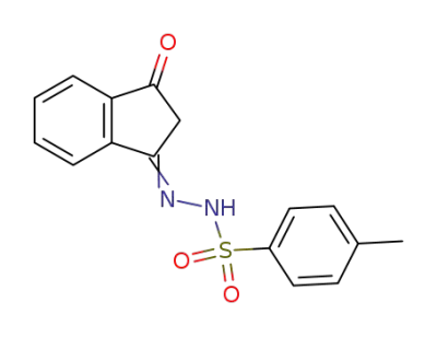 4-methyl-N'-(3-oxo-2,3-dihydro-1H-inden-1-ylidene)benzenesulfonohydrazide